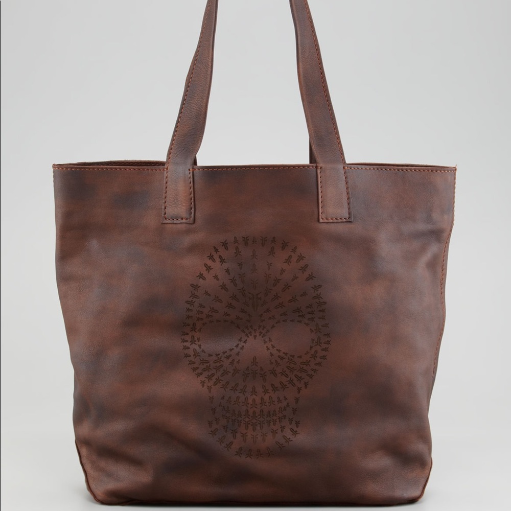 Frye Skull Tote Bag, Maple